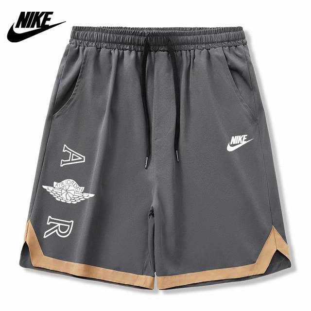 Nike 耐克新款针支运动短裤卫裤五分裤 原厂双面针织面料，不起球、不褪色、透气耐穿、柔软亲肤！ 颜色：浅灰色 深灰色 黑色 尺码：M-4Xl 图9 货号： 1