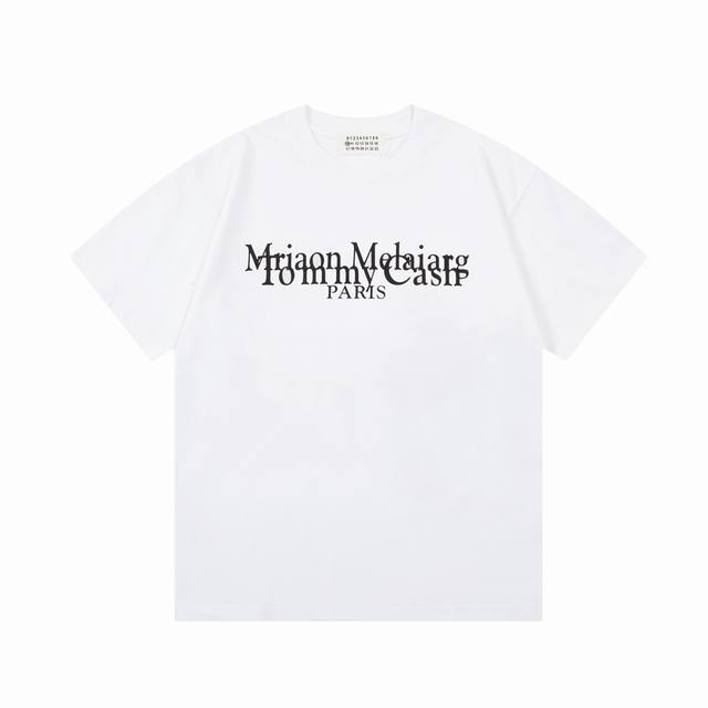 Maison Margiela 马吉拉 Mm6 2024新款 定制32支280G棉盖棉面料 已洗水处理 不缩水 不变形 不掉色 不掉毛 前后字母logo 男女同