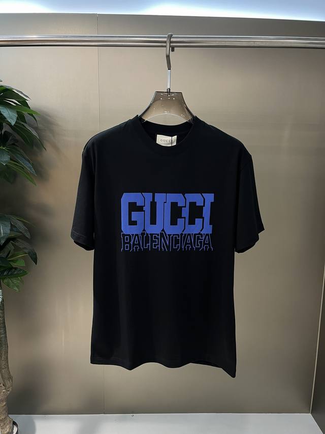 Gucc1 发泡t恤 颜色：黑色 白色 尺码：M~3Xl