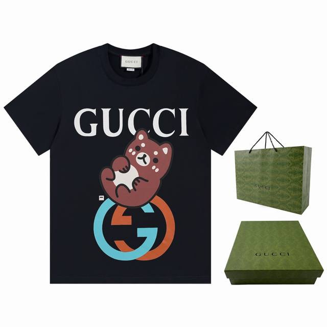 特价 Gucci 古驰 21Ss 红绿条纹印花短袖 定织克重1 针织棉，21支有机麻棉混纺面料，原身布切捆条做罗纹，原版定染颜色，前幅丝网台板手工印花，3D全彩