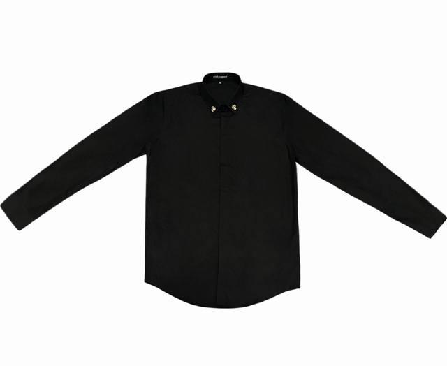 Dg 皇冠金属烫钻领口拼接 高品质长袖衬衫 男女同款 码数：M-3Xl.