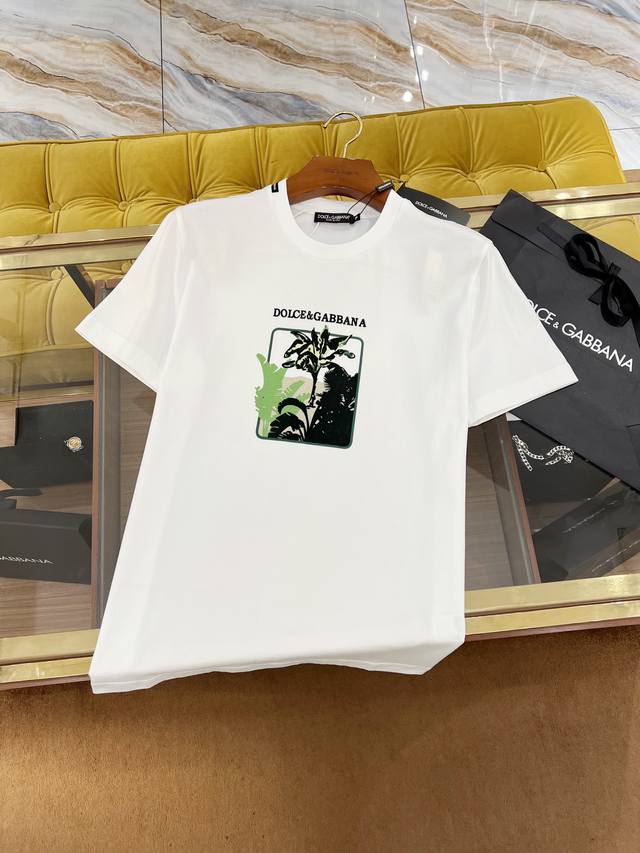 1964Ss新款t恤 独家最新棕榈树系列 完美植绒工艺 原版定制面料 修身版型 白 绿 码数44-54