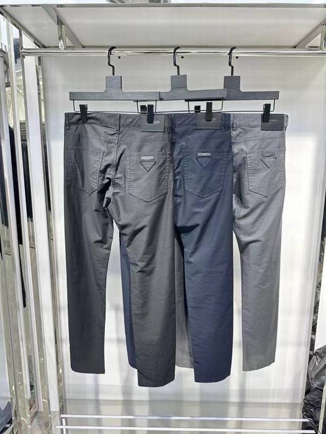 米兰5袋休闲裤 2024 春夏新品 顶级品质 完美细节 Colour: 黑色 蓝色 灰色 Size: 30 ~ 38