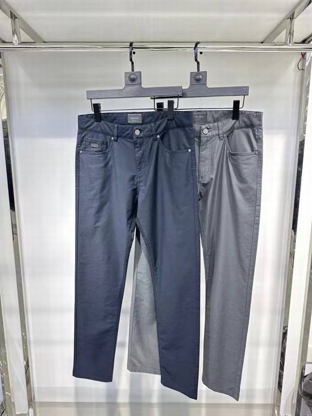 米兰5袋休闲裤 2024 春夏新品 顶级品质 完美细节 Colour: 黑色 蓝色 灰色 Size: 30 ~ 38