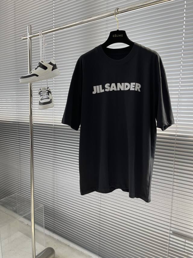 Jil Sander23S春夏男士圆领字母短袖t恤 经典色系，联名限量系列 无敌推送 码数：S-Xl