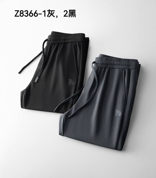 春夏新款 New Models ；弹力针织雅塞尔面料，柔软，舒适 款号：Z8366-1灰，2黑 码数：灰30-38,黑29-40 版型：束脚裤型