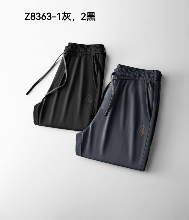 春夏新款 New Models ；弹力针织面料，柔软，舒适 款号：Z8363-1灰，2黑 码数：灰30-38,黑29-40 版型：直脚裤型