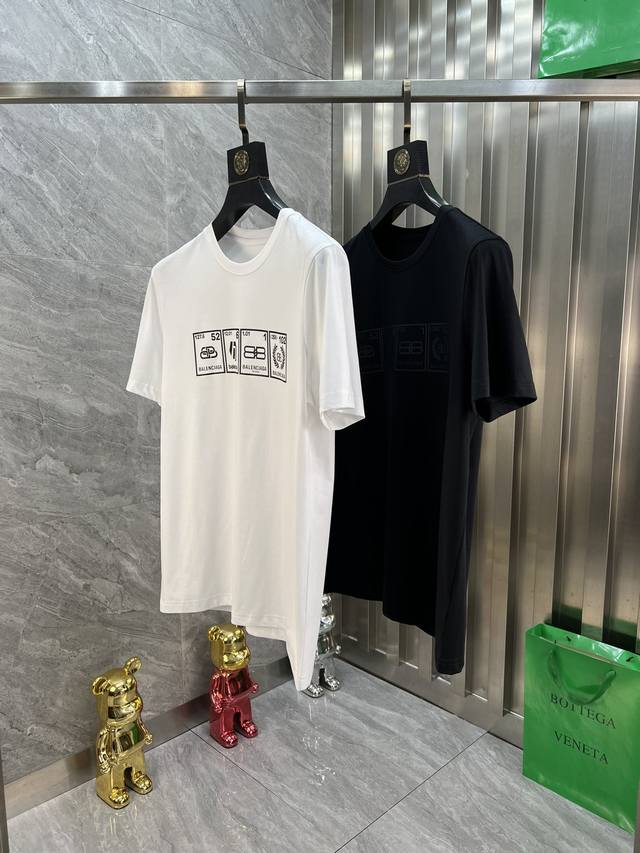 Balenciaga 巴黎世家 春夏新品 三标齐全 T恤短袖 好货不用过多介绍 看细节 专柜码数：M-6Xl 175 140建议xl 最大穿230斤