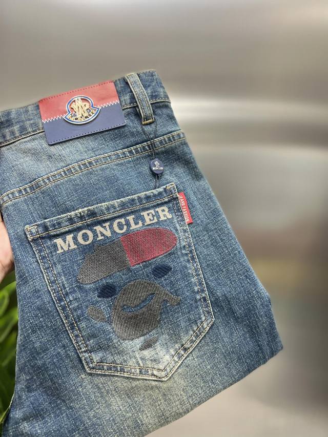 Moncler 蒙口 2024春夏新品 三标齐全 牛仔裤 好货不用过多介绍 看细节 专柜码数：29-38 175 140上身31码