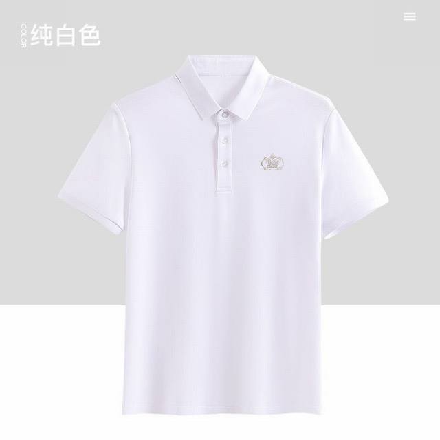 普拉达 24Ss专柜同款polo 翻领短袖t恤 定制面料 质地丝光棉面料采用原厂弹力绒面亲肤面料，高弹力好伸缩，采用品牌logo标志图案，高端人士必备单品，原厂