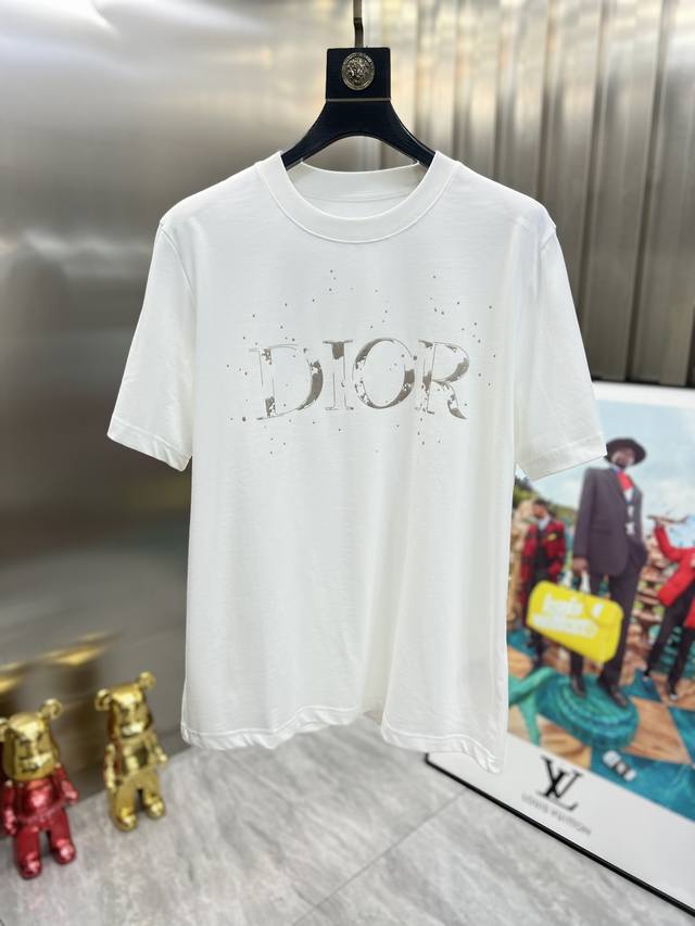 Dior 迪奥 2024春夏新品 三标齐全 T恤短袖 好货不用过多介绍 看细节 专柜码数：M-Xxl 175 140建议l