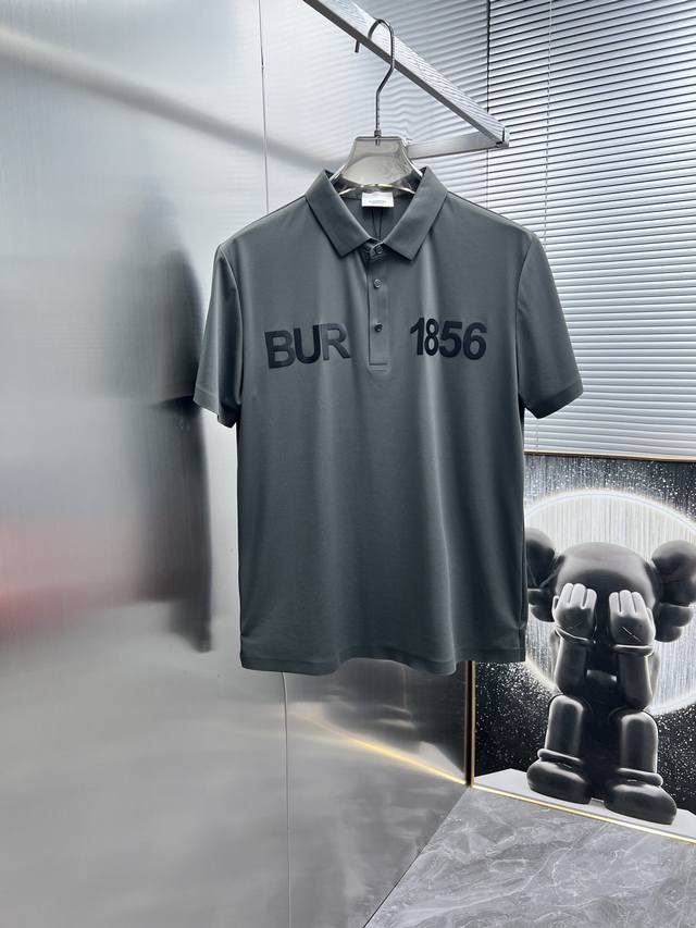 巴宝莉 Burberry 2024Ss夏季新款 翻领 半袖 短袖t恤 Polo衫，高端版本！专柜定制面料 透气舒适度高，细节无可挑剔，品牌元素设计理念，体现高品