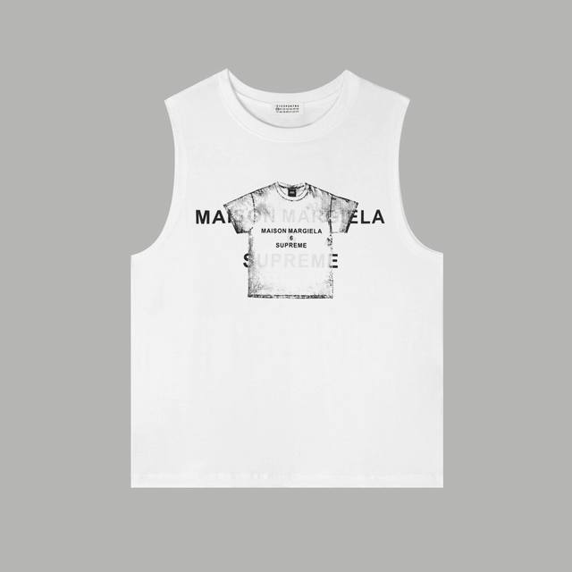 Mm6 Maison Margiela 马吉拉 2024Ss新款 Supreme Mm6 Maison Margiela 印花背心 购入原版开模打造，全套定制辅