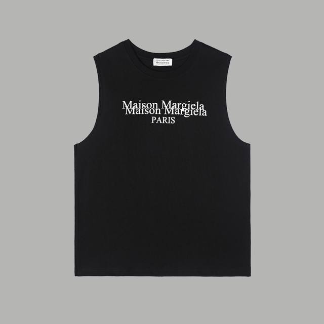Mm6 Maison Margiela 马吉拉 2024Ss新款 设计师款式数字字母 印花背心 购入原版开模打造，全套定制辅料，细节决定成败。 客供定织高克重针