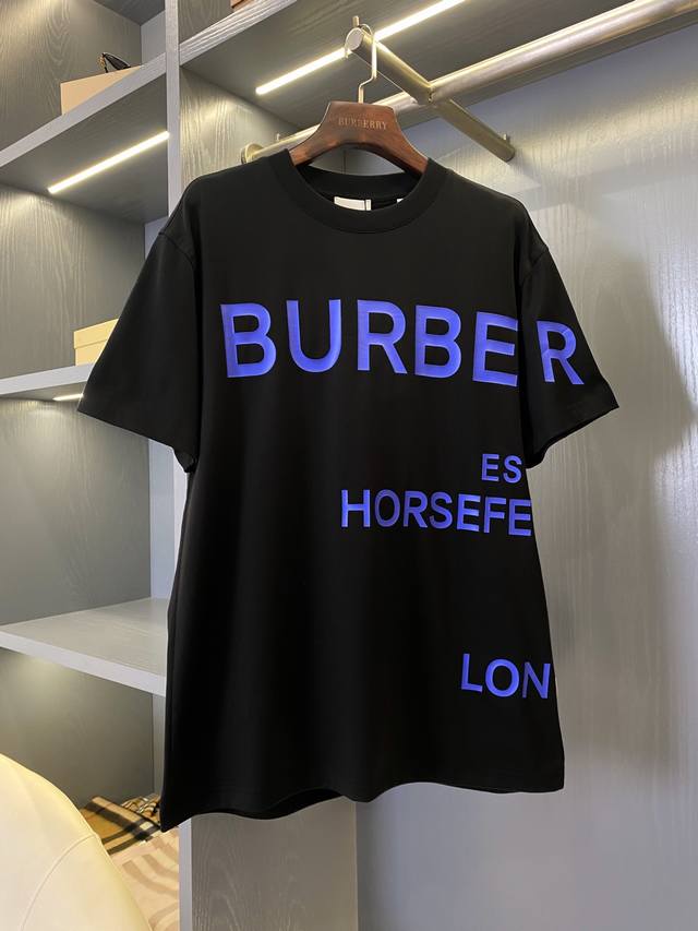 Horseferry 印花棉质宽松 T 恤衫 Bur王牌尖货，镇店之宝 现货秒发 迟来的渠道好货好款！Bur王牌渠道新单，合肥代工原厂出品、同步各大买手店发布，