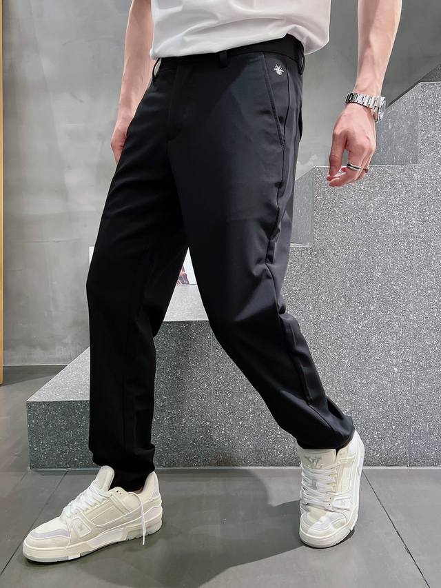 Dio*休闲西裤，经典小蜜蜂爆款元素2023年夏季新品 码数 29-40灰黑两色