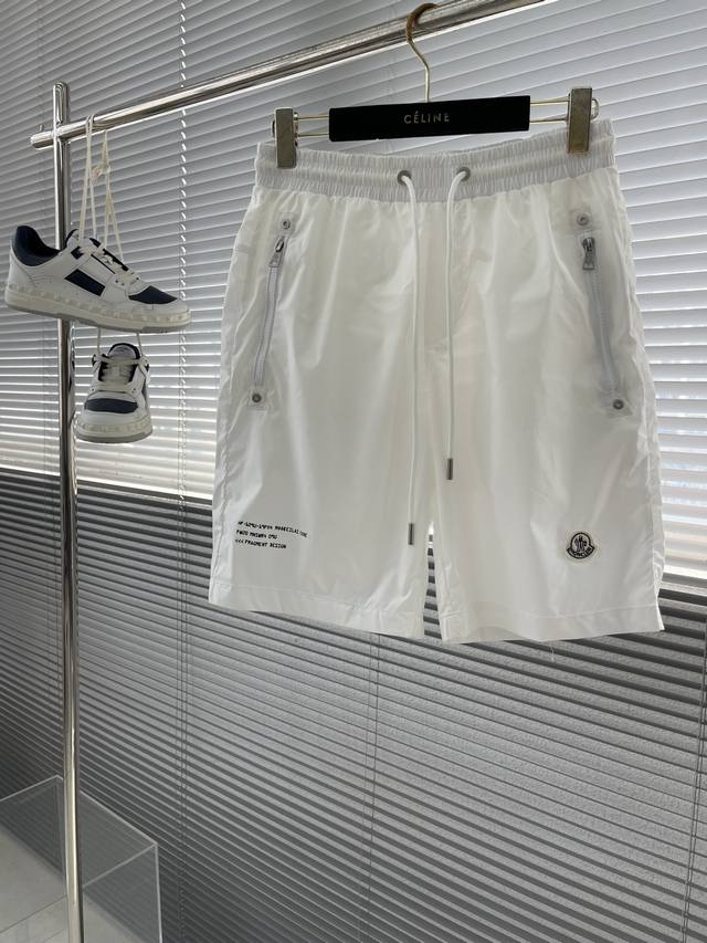Mon 24Ss夏季新款短裤 定制面料透气舒适度高 细节无可挑剔 手感细腻柔软 上身版型赞 码数：48-56 M-3Xl